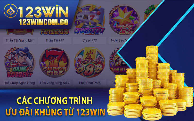 Khuyến Mãi 123Win - Khám Phá Quà Tặng Siêu Khủng Tại Nhà cái 123Win 3 Các chương trình ưu Đãi Khủng Từ 123Win